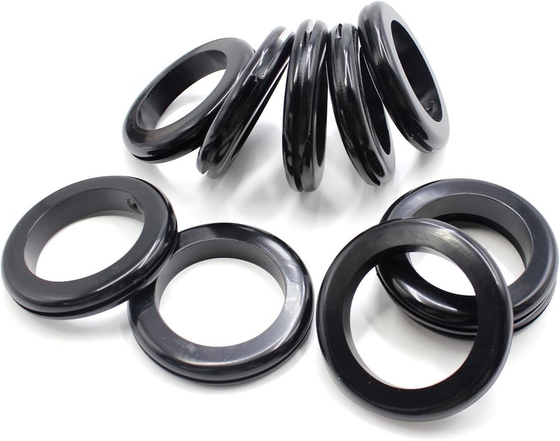 EASYEAH Store Rubber Grommets for Wiring 2-3/8 in Panel Hole, 2 in ID Firewall Grommet Automotive, Eyelet Ring Gasket Hole Grommets for Metal Electric Box, Wires Cables Hoses Protection, 10 Pcs, 50x60 mm - Image 1